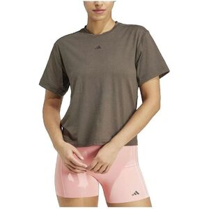 adidas Power Back-Cutout 3-Strepen T-Shirt - Groen adidas Power Back-Cutout 3-Strepen T-Shirt - Groen