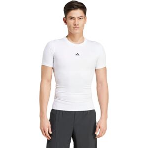Adidas Performance TF TEE - Sportig vit T-shirt för män Adidas Performance TF TEE - Sportig vit T-shirt för män