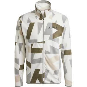 adidas Terrex Multi Print Hel Dragkedja Fleecejacka - Grå adidas Terrex Multi Print Hel Dragkedja Fleecejacka - Grå