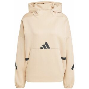 adidas Z.N.E. Hooded Sweatshirt - Womens - Beige - Sporty adidas Z.N.E. Hooded Sweatshirt - Womens - Beige - Sporty