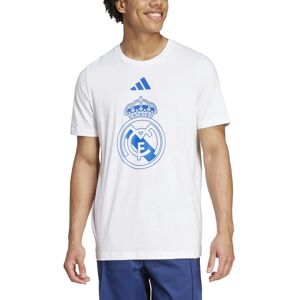 Adidas 2024-2025 Real Madrid DNA Graphic Tee - White - T-Shirt Adidas 2024-2025 Real Madrid DNA Graphic Tee - White - T-Shirt