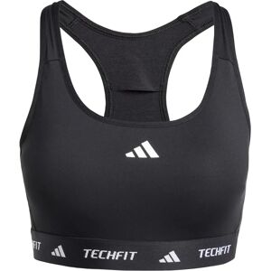 adidas TECHFIT Sports Bra - Black/White - Support for Workout adidas TECHFIT Sports Bra - Black/White - Support for Workout