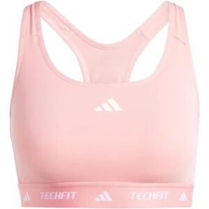 adidas Techfit Medium-Support Sports Bra - Pink - Gym & Training adidas Techfit Medium-Support Sports Bra - Pink - Gym & Training