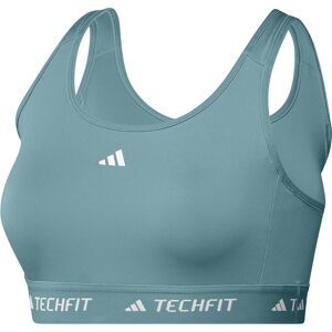 adidas Techfit Medium-Support Sports Bra - Green adidas Techfit Medium-Support Sports Bra - Green