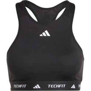 adidas TECHFIT Medium-Support High-Neck Sports Bra - Black adidas TECHFIT Medium-Support High-Neck Sports Bra - Black