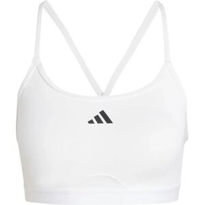 adidas Aeroreact Training 3-Stripes Bra - White - Sport & Training adidas Aeroreact Training 3-Stripes Bra - White - Sport & Training