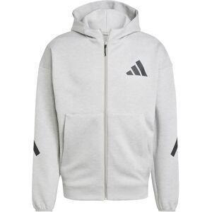 adidas Z.N.E. Full-Zip Hooded Track Jacket - Mens - Grey adidas Z.N.E. Full-Zip Hooded Track Jacket - Mens - Grey