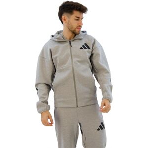 adidas Z.N.E. Full-Zip Hooded Track Jacket - Mens - Grey adidas Z.N.E. Full-Zip Hooded Track Jacket - Mens - Grey