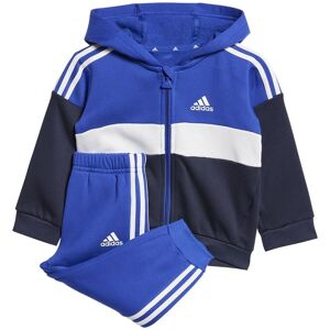 adidas Tiberio 3 Stripes Blue/Grey Infant Tracksuit adidas Tiberio 3 Stripes Blue/Grey Infant Tracksuit