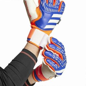adidas Predator Match Fingersave Goalkeeper Gloves - Blue/Red - 11 adidas Predator Match Fingersave Goalkeeper Gloves - Blue/Red - 11