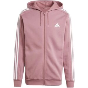 adidas M 3S FL FZ HD Crimson Hoodie - Hoodie adidas M 3S FL FZ HD Crimson Hoodie - Hoodie