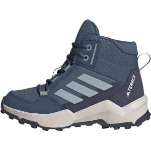 adidas Kids Terrex Ax4r Mid Hiking Shoes - Blue adidas Kids Terrex Ax4r Mid Hiking Shoes - Blue