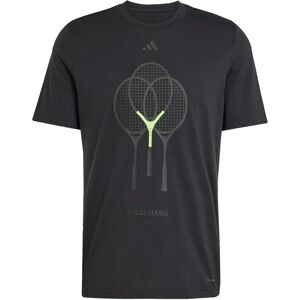 adidas Tennis 3 Rackets Graphic T-Shirt - Black - T-Shirt adidas Tennis 3 Rackets Graphic T-Shirt - Black - T-Shirt