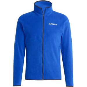 adidas Terrex Multi Voll-Reißverschluss Fleece Jacke - Blau - Wandern adidas Terrex Multi Voll-Reißverschluss Fleece Jacke - Blau - Wandern