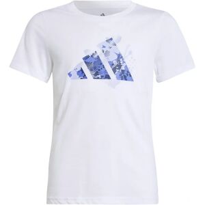 T-shirt unisexe blanc à motif floral adidas T-shirt unisexe blanc à motif floral adidas