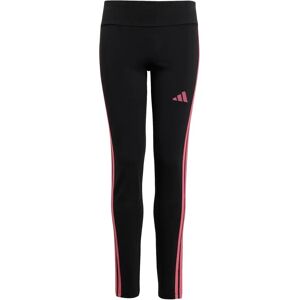 adidas Kids' 3-Stripes Leggings - Svart/Fuksia adidas Kids' 3-Stripes Leggings - Svart/Fuksia