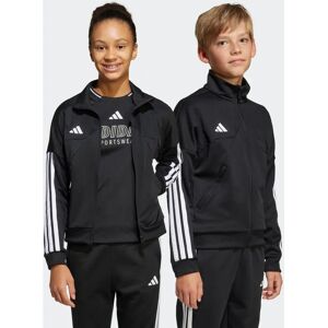 ADIDAS SPORTSWEAR J Hot Ttop - Jakke - svart-hvitt - Sporty stil ADIDAS SPORTSWEAR J Hot Ttop - Jakke - svart-hvitt - Sporty stil