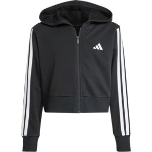adidas Kids' 3 Stripe Logo Crop Hoodie - Hoodies adidas Kids' 3 Stripe Logo Crop Hoodie - Hoodies