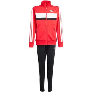 adidas Tiberio 3-Stripes Kids Track Suit - Red adidas Tiberio 3-Stripes Kids Track Suit - Red