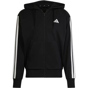adidas M 3S FT FZ HD Zwarte Hoodie - Hoodies adidas M 3S FT FZ HD Zwarte Hoodie - Hoodies