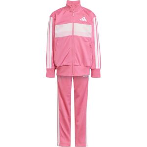 adidas Tiberio 3-Stripes Tricot Kids Track Suit - Pink adidas Tiberio 3-Stripes Tricot Kids Track Suit - Pink