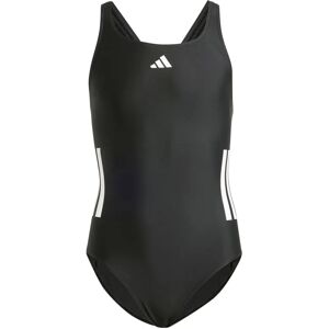 adidas Kids 3-Stripes C-Back Swimsuit - Black adidas Kids 3-Stripes C-Back Swimsuit - Black