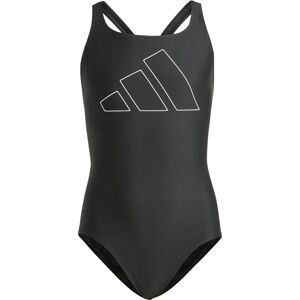 adidas Big Bars Kids Swimsuit - Black adidas Big Bars Kids Swimsuit - Black
