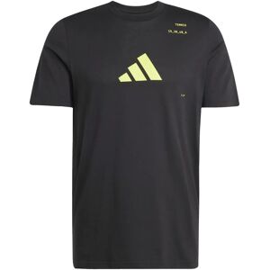 Adidas Men Black Tennis T-shirt - Category Graphic Adidas Men Black Tennis T-shirt - Category Graphic