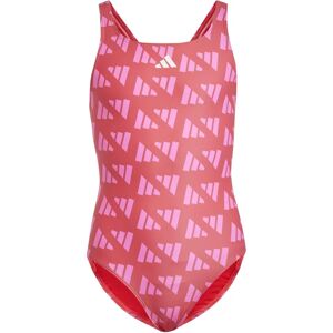 adidas Kids Logo Graphic V-Back Swimsuit - Swimsuit adidas Kids Logo Graphic V-Back Swimsuit - Swimsuit