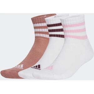 adidas 3-Streifen Gepolsterte Sportsocken - Weiß adidas 3-Streifen Gepolsterte Sportsocken - Weiß
