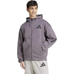 adidas Z.N.E. Full-Zip Hooded Track Jacket - Grey adidas Z.N.E. Full-Zip Hooded Track Jacket - Grey