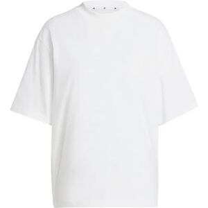 adidas White Cotton Jersey T-Shirt - Casual Sporty adidas White Cotton Jersey T-Shirt - Casual Sporty