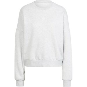Adidas Sweatshirt Light Grey Heather White - Casual Sporty Top Adidas Sweatshirt Light Grey Heather White - Casual Sporty Top