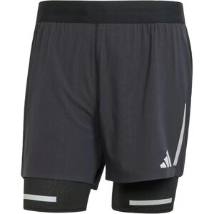 adidas Short De Running Réfléchissant 2 En 1 - Noir - Shorts adidas Short De Running Réfléchissant 2 En 1 - Noir - Shorts