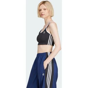 adidas Adicolor 3-Stripes Bra Top - Womens - Black adidas Adicolor 3-Stripes Bra Top - Womens - Black