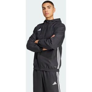 adidas Tiro 25 Essentials Woven Hoodie - Black - Moisture Management, Recycled Material adidas Tiro 25 Essentials Woven Hoodie - Black - Moisture Management, Recycled Material