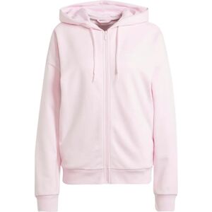adidas Sport Performance - Hettegenser W Lin FT FZ HD - Rosa 30/32 adidas Sport Performance - Hettegenser W Lin FT FZ HD - Rosa 30/32
