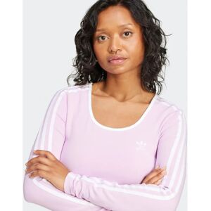 adidas Adicolor 3-Streifen Langarm Crop - Damen - Lila adidas Adicolor 3-Streifen Langarm Crop - Damen - Lila