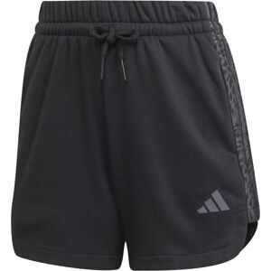 adidas Dame Shorts Essentials 3-Streifen Print - kvinne - SVART - XS adidas Dame Shorts Essentials 3-Streifen Print - kvinne - SVART - XS