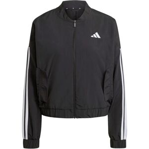Chaqueta Adidas Esenciales 3 Rayas Negra/Blanca - Chaqueta Chaqueta Adidas Esenciales 3 Rayas Negra/Blanca - Chaqueta