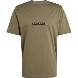 Adidas kaki katoenen casual T-shirt Adidas kaki katoenen casual T-shirt