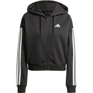 adidas W 3S FT FZ HD Damen Hoodie - Schwarz adidas W 3S FT FZ HD Damen Hoodie - Schwarz