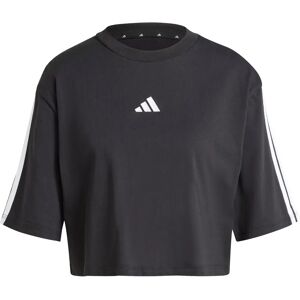 adidas W 3S SJ TLR T - T-shirt - sort-hvid adidas W 3S SJ TLR T - T-shirt - sort-hvid