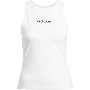 Adidas Weiße Linear Tanktop - Tank Top Adidas Weiße Linear Tanktop - Tank Top