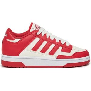 Chaussures Adidas Rapid Court Low - Rouge - Style rétro basketball - Publicité Chaussures Adidas Rapid Court Low - Rouge - Style rétro basketball - Publicité