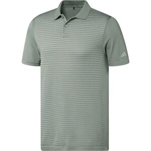 Adidas Herren Ultimate365 Tour Seamless Streifen Polo - Silber Grün - Poloshirt Adidas Herren Ultimate365 Tour Seamless Streifen Polo - Silber Grün - Poloshirt