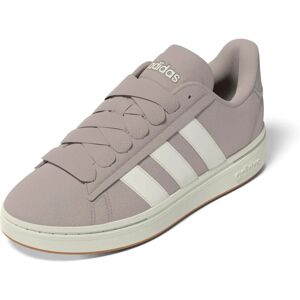 Adidas Grand Court Alpha Sneakers - Wonder Taupe, White, Grey - Sporty Adidas Grand Court Alpha Sneakers - Wonder Taupe, White, Grey - Sporty