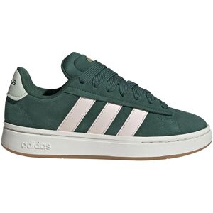 Adidas Grand Court Alpha Sneakers - Sporty, Green, Leather & Textile Adidas Grand Court Alpha Sneakers - Sporty, Green, Leather & Textile