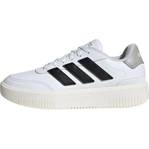 Adidas Courtblock Bold Sneakers - Synthetic Textile Rubber - White - EU 40.5 Adidas Courtblock Bold Sneakers - Synthetic Textile Rubber - White - EU 40.5