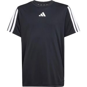 adidas Kinder Recyceltes Schwarz-Weiß Sport-T-Shirt - 128 adidas Kinder Recyceltes Schwarz-Weiß Sport-T-Shirt - 128